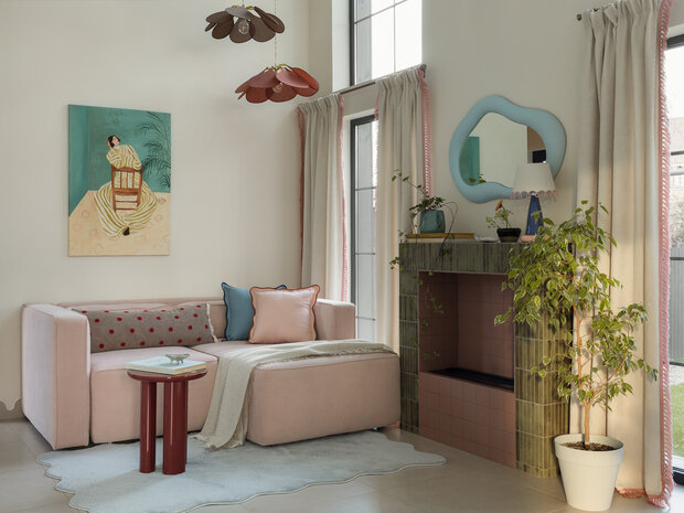 Фотография: Гостиная в стиле Современный, Эклектика, Дом, Проект дня, Дом и дача, Свердловская область, 3 комнаты, 60-90 метров, современный с элементами нежного романтизма, Кристина Салангина, Анастасия Гавриленко – фото на INMYROOM