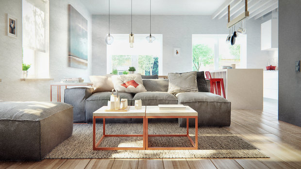 Фотография: Гостиная в стиле Лофт, Современный, Дом, Дома и квартиры, IKEA, Проект недели – фото на INMYROOM