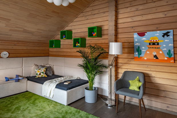 Фотография: Детская в стиле Современный, Эко, Дом, Проект недели, 4 и больше, Более 90 метров, Челябинская область, Анастасия Коломенцева, ПРЕМИЯ INMYROOM – фото на INMYROOM