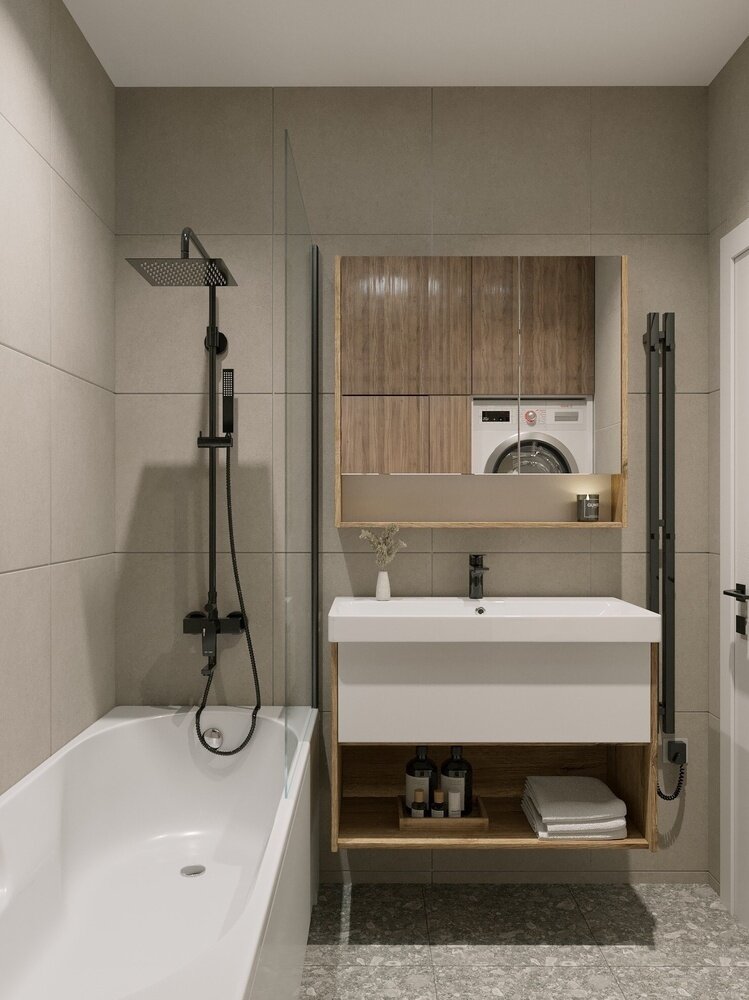 Фото из портфолио Квартира для молодой семьи ЖК Мытищи Парк – фотографии дизайна интерьеров на INMYROOM Фото из портфолио Квартира для молодой семьи ЖК Мытищи Парк – фотографии дизайна интерьеров на INMYROOM