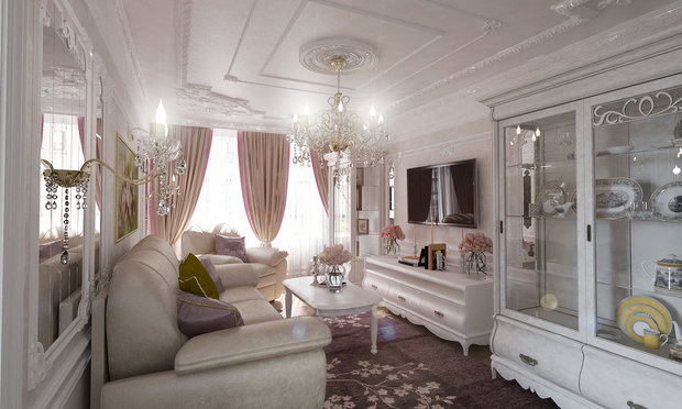 Фото из портфолио Интеллигентная гостиная – фотографии дизайна интерьеров на INMYROOM