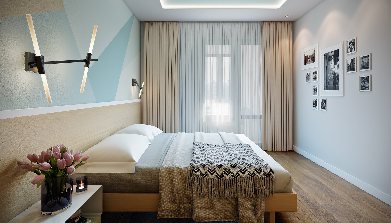 Фотография: Спальня в стиле Современный, Квартира, Проект недели, Москва, Co:Interior, 3 комнаты, 60-90 метров – фото на INMYROOM Фотография: Спальня в стиле Современный, Квартира, Проект недели, Москва, Co:Interior, 3 комнаты, 60-90 метров – фото на INMYROOM