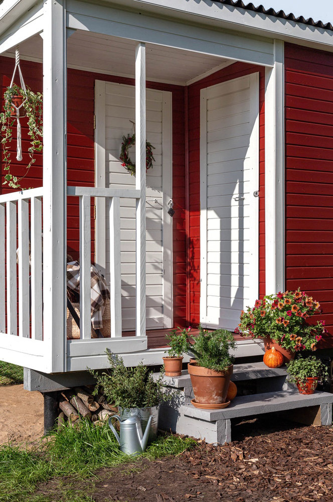 Фотография: Терраса в стиле , Скандинавский, Студия, Проект недели, Дача, Санкт-Петербург, Дом и дача, до 40 метров, Аида Беглова – фото на INMYROOM Фотография: Терраса в стиле , Скандинавский, Студия, Проект недели, Дача, Санкт-Петербург, Дом и дача, до 40 метров, Аида Беглова – фото на INMYROOM