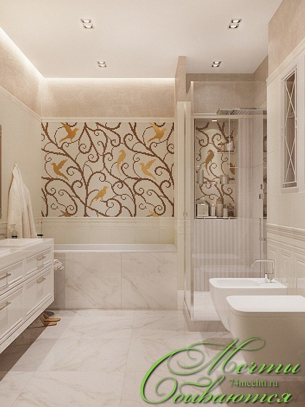 Фото из портфолио Ванные интерьеры в стиле ар-деко – фотографии дизайна интерьеров на INMYROOM