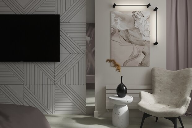 Фото из портфолио Интерьер трёхкомнатной квартиры в ЖК "Арт Квартал" – фотографии дизайна интерьеров на INMYROOM