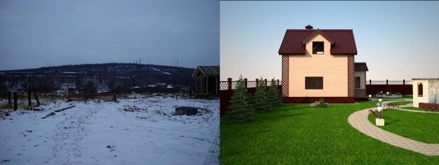 Фото из портфолио До и после дизайн-проекта. – фотографии дизайна интерьеров на InMyRoom.ru