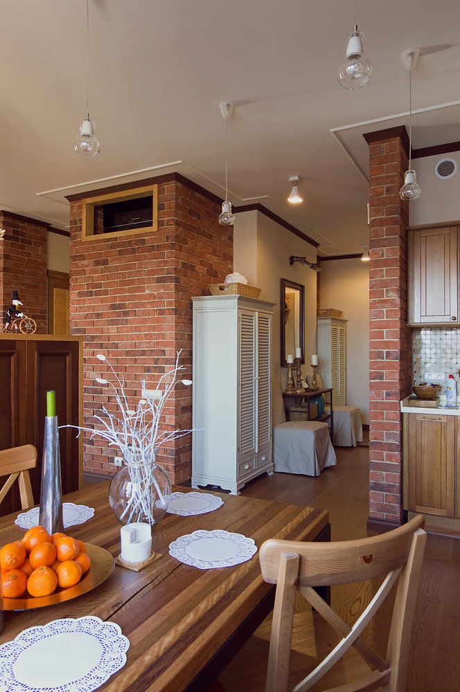 Фотография: Кухня и столовая в стиле Прованс и Кантри, Лофт, Квартира, Дома и квартиры – фото на INMYROOM Фотография: Кухня и столовая в стиле Прованс и Кантри, Лофт, Квартира, Дома и квартиры – фото на INMYROOM
