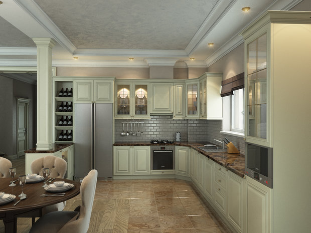 Фото из портфолио Дизайн интерьера частного дома в Подмосковье – фотографии дизайна интерьеров на INMYROOM