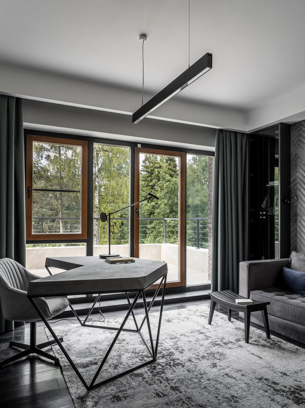 Фотография: Кабинет в стиле Современный,  – фото на INMYROOM