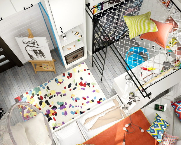 Фото из портфолио Комната девочки, немного аниме – фотографии дизайна интерьеров на INMYROOM