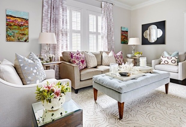 Фотография: Гостиная в стиле Прованс и Кантри, Декор интерьера, Карта покупок, BoDeCo, Декор, Гид, DG-HOME – фото на INMYROOM