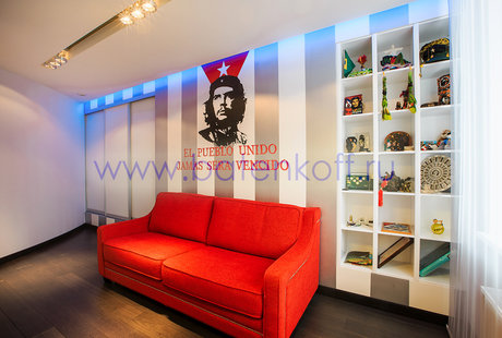 Фото реализованного кабинета в квартире в ЖК Антарес от Батенькофф