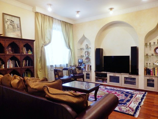 Фотография: Гостиная в стиле Восточный – фото на INMYROOM