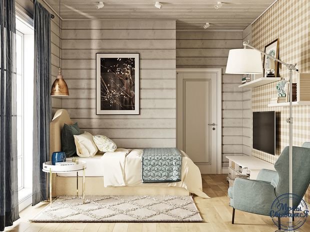 Фото из портфолио Две спальни: кантри и минимализм – фотографии дизайна интерьеров на INMYROOM