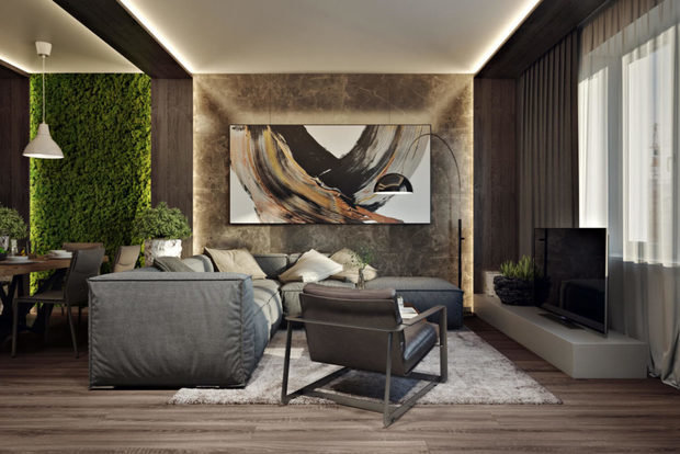 Фото из портфолио ЖК «EgoDom (ЭгоДом)» 83 кв.м. – фотографии дизайна интерьеров на INMYROOM