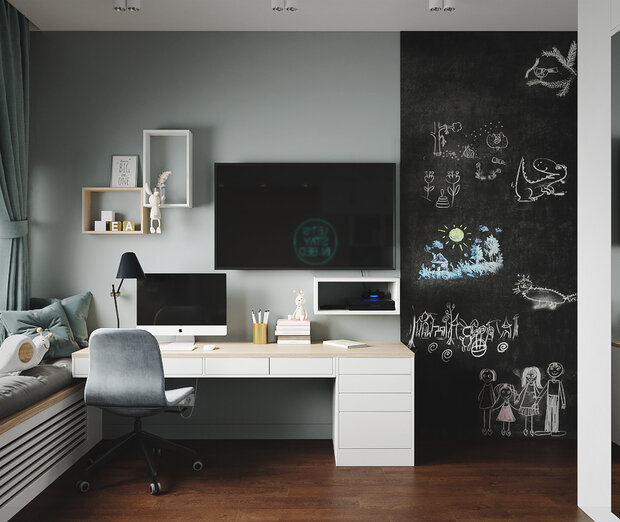 Фото из портфолио ЖК Вандер парк – фотографии дизайна интерьеров на INMYROOM