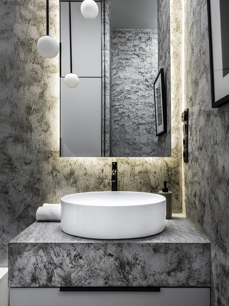 Фотография: Ванная в стиле Современный, Квартира, Минимализм, Проект недели, Москва, 1 комната, до 40 метров, Дарья Сатина – фото на INMYROOM Фотография: Ванная в стиле Современный, Квартира, Минимализм, Проект недели, Москва, 1 комната, до 40 метров, Дарья Сатина – фото на INMYROOM