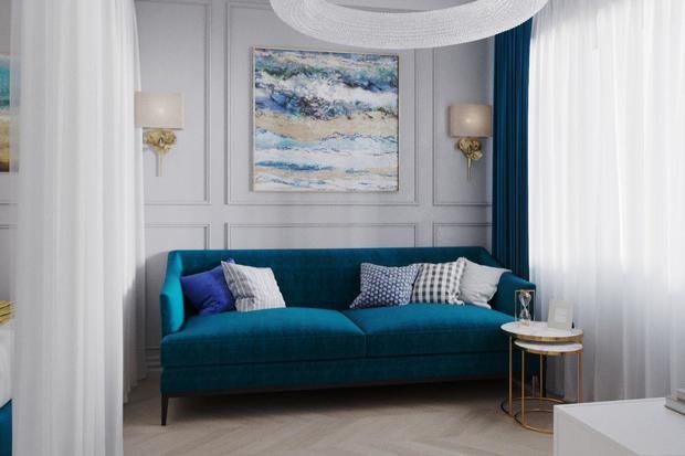 Фото из портфолио Дизайн-проект однушки 40 кв. метров в ЖК «Лукино-Варино» – фотографии дизайна интерьеров на INMYROOM