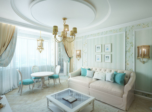 Фото из портфолио Дворянская классика – фотографии дизайна интерьеров на INMYROOM