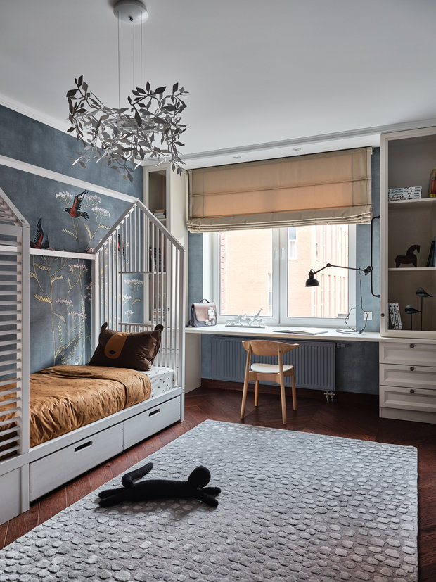 Фотография: Детская в стиле Скандинавский, Эклектика, Квартира, Проект недели, Москва, 4 и больше, Более 90 метров, Наталия Васильева – фото на INMYROOM