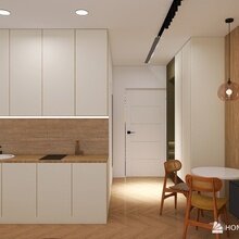Фото из портфолио Студия для молодой пары – фотографии дизайна интерьеров на INMYROOM
