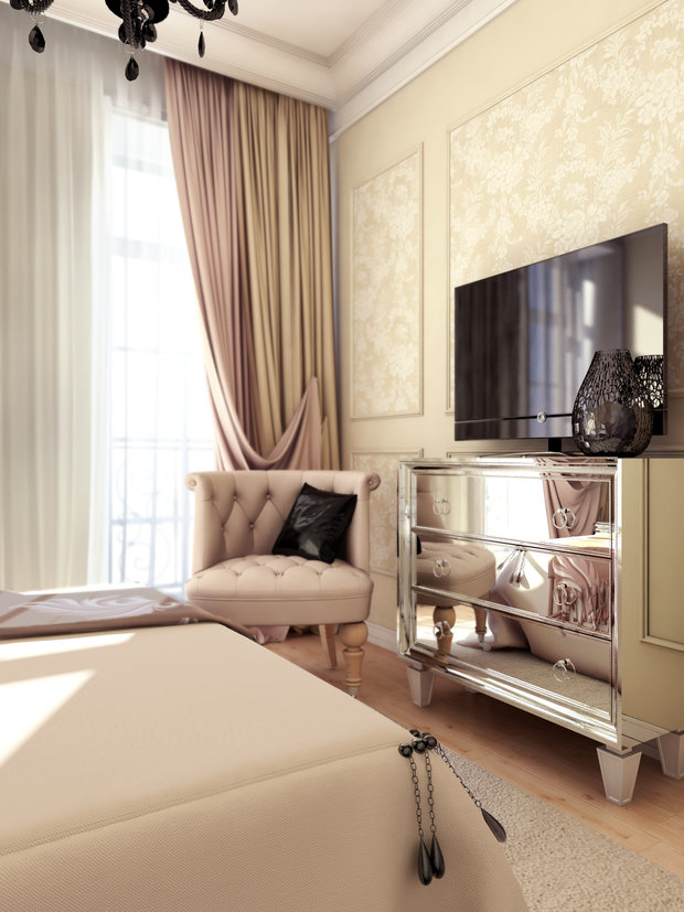 Фото из портфолио Парижский интерьер в центре Москвы – фотографии дизайна интерьеров на INMYROOM