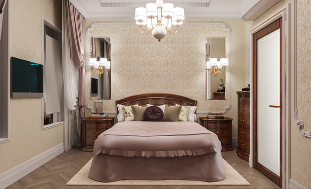Фото из портфолио Спальня,Москва – фотографии дизайна интерьеров на INMYROOM