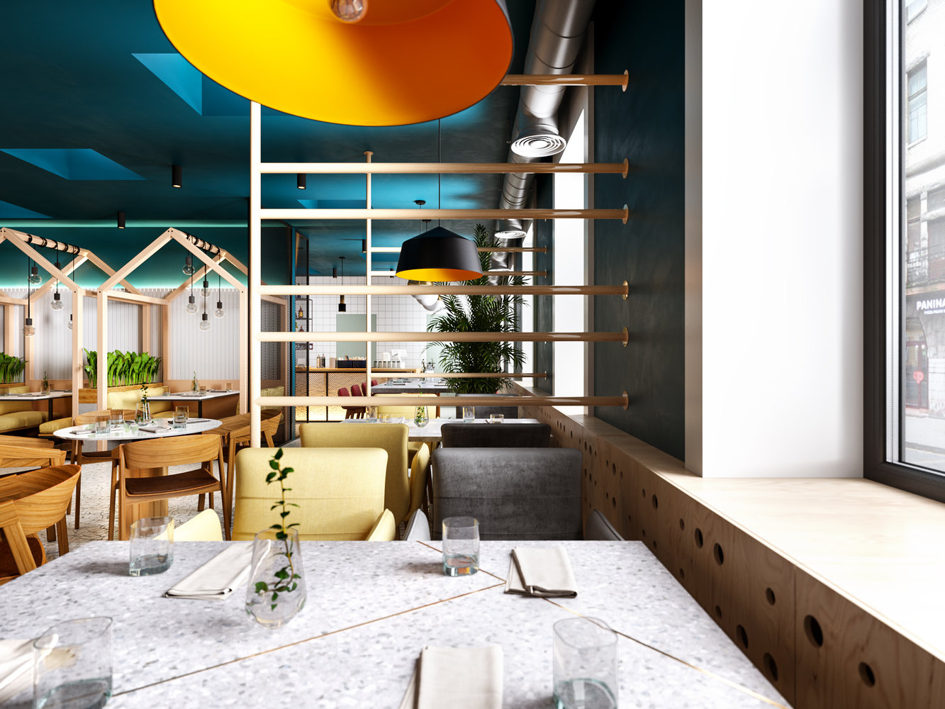 Фото из портфолио Кафе-бар "HAT" – фотографии дизайна интерьеров на INMYROOM Фото из портфолио Кафе-бар "HAT" – фотографии дизайна интерьеров на INMYROOM