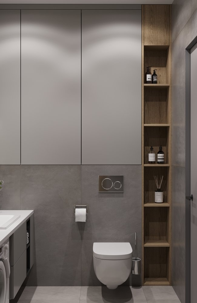 Фотография: Ванная в стиле Современный, Квартира, Проект недели, Москва, 1 комната, 40-60 метров, Deus of House – фото на INMYROOM Фотография: Ванная в стиле Современный, Квартира, Проект недели, Москва, 1 комната, 40-60 метров, Deus of House – фото на INMYROOM