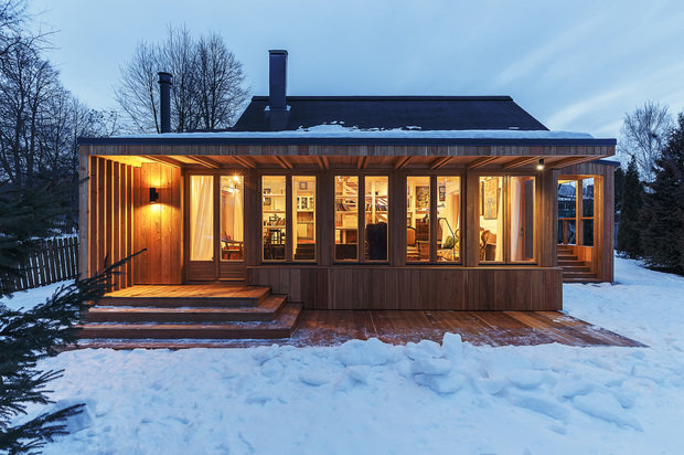 Фотография:  в стиле , Эклектика, Дом, Проект недели, Дача, Дом и дача, как оформить деревянный дом, Таруса, Калужская область, Алексей Дунаев, Марианна Запольская, ПРОЕКТ905, перестройка дачи, пристройки к даче – фото на INMYROOM