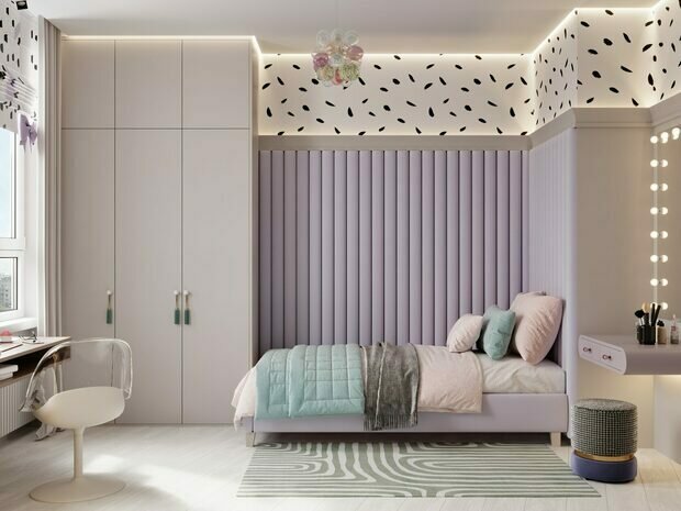 Фотография: Детская в стиле Современный, Квартира, Проект недели, Москва, Монолитный дом, 4 и больше, Более 90 метров, Алина Гамм – фото на INMYROOM