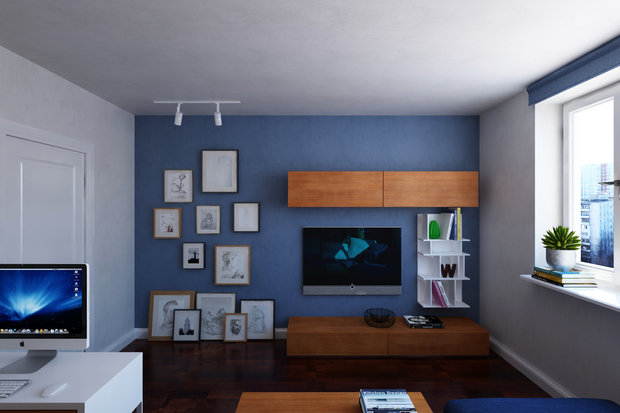 Фото из портфолио СИНИЙ МАНХЕТТЕН - РОССИЯ – фотографии дизайна интерьеров на INMYROOM