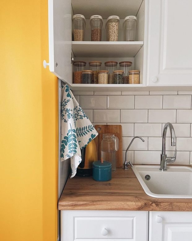 Фотография: Кухня и столовая в стиле Скандинавский, Квартира, Проект недели, Сбербанк, домклик, Сбер, СберСтрахование – фото на INMYROOM