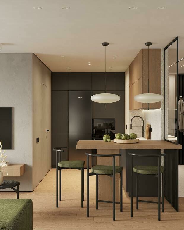 Фото из портфолио ИНТЕРЬЕР КВАРТИРЫ ЖК Видный берег – фотографии дизайна интерьеров на INMYROOM