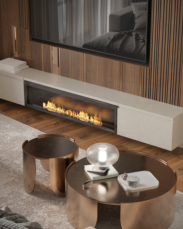 Фото из портфолио Дизайн интерьера квартиры в ЖК «Champine (Шампайн)» в стиле современная классика – фотографии дизайна интерьеров на INMYROOM