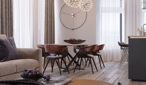 Фото из портфолио Интересный современный – фотографии дизайна интерьеров на INMYROOM