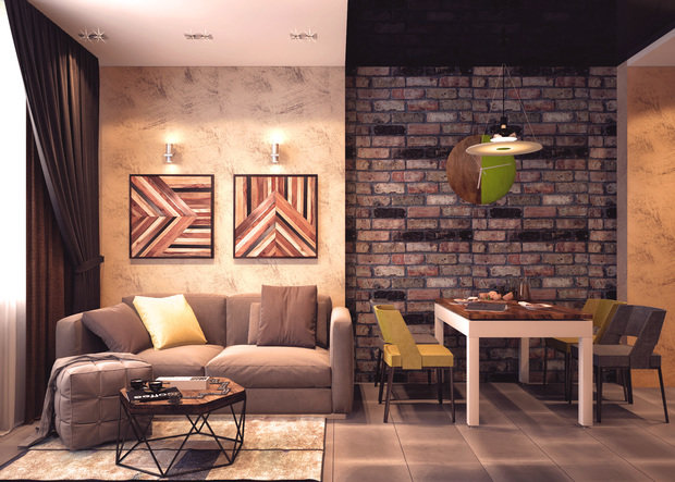 Фото из портфолио Частная квартира 76м2 – фотографии дизайна интерьеров на INMYROOM