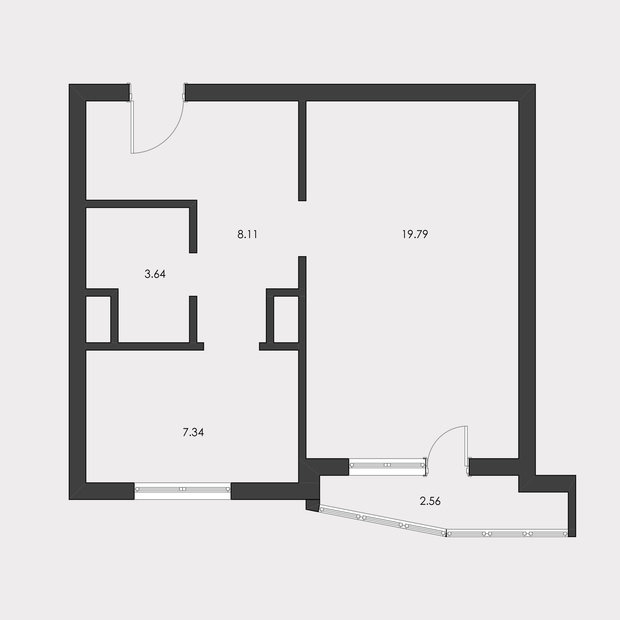 План-схема интерьера