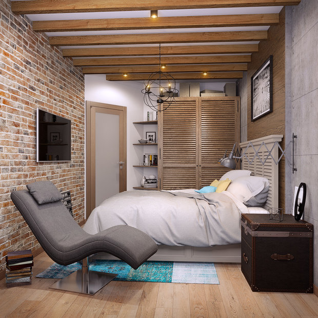Фото из портфолио в стиле Гранж – фотографии дизайна интерьеров на INMYROOM