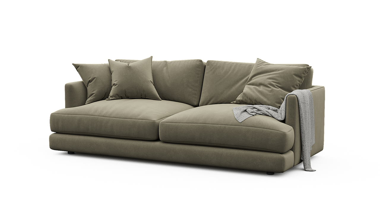 Диван-кровать Ибица бежево-коричневого цвета