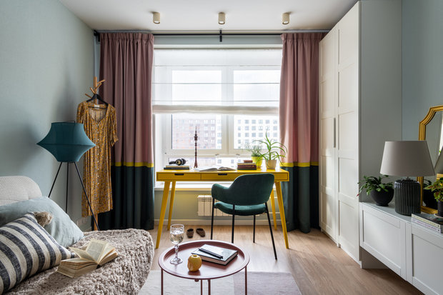 Фотография: Кабинет в стиле Современный, Квартира, Проект недели, Москва, 4 и больше, 60-90 метров, Дарья Власова – фото на INMYROOM