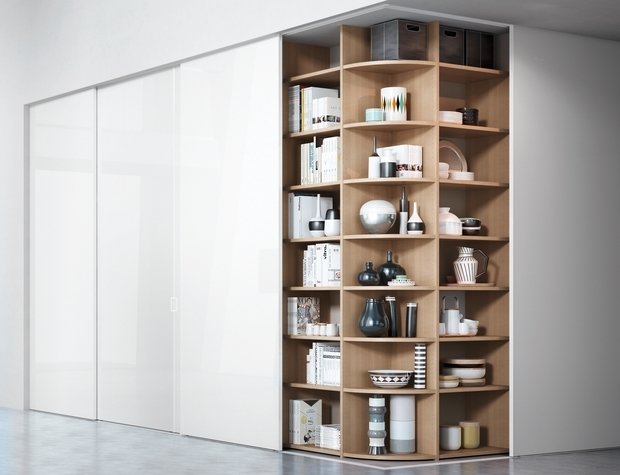 Фотография: Прочее в стиле Минимализм, Гардеробная, Малогабаритная квартира, Мебель и свет, Советы, Raumplus – фото на INMYROOM