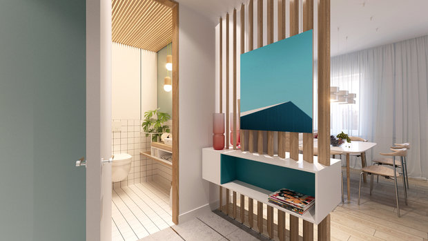 Фото из портфолио Квартира на Фермском шоссе – фотографии дизайна интерьеров на INMYROOM