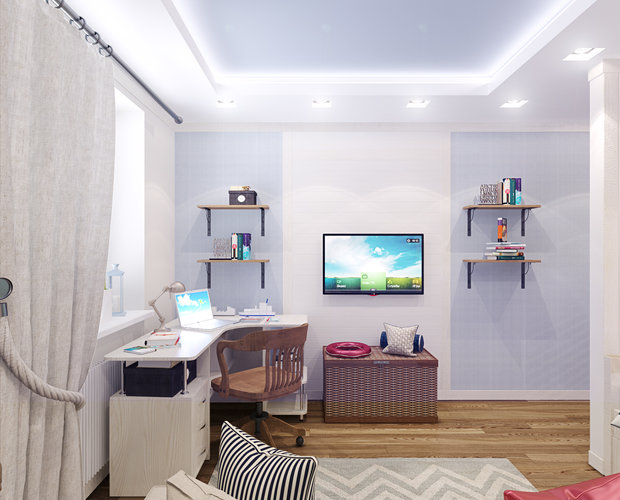 Фото из портфолио Улица Болотникова, 105 м2 – фотографии дизайна интерьеров на INMYROOM