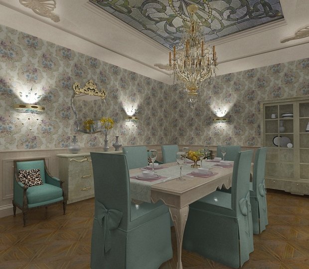 Фото из портфолио Столовая в классическом стиле. – фотографии дизайна интерьеров на INMYROOM