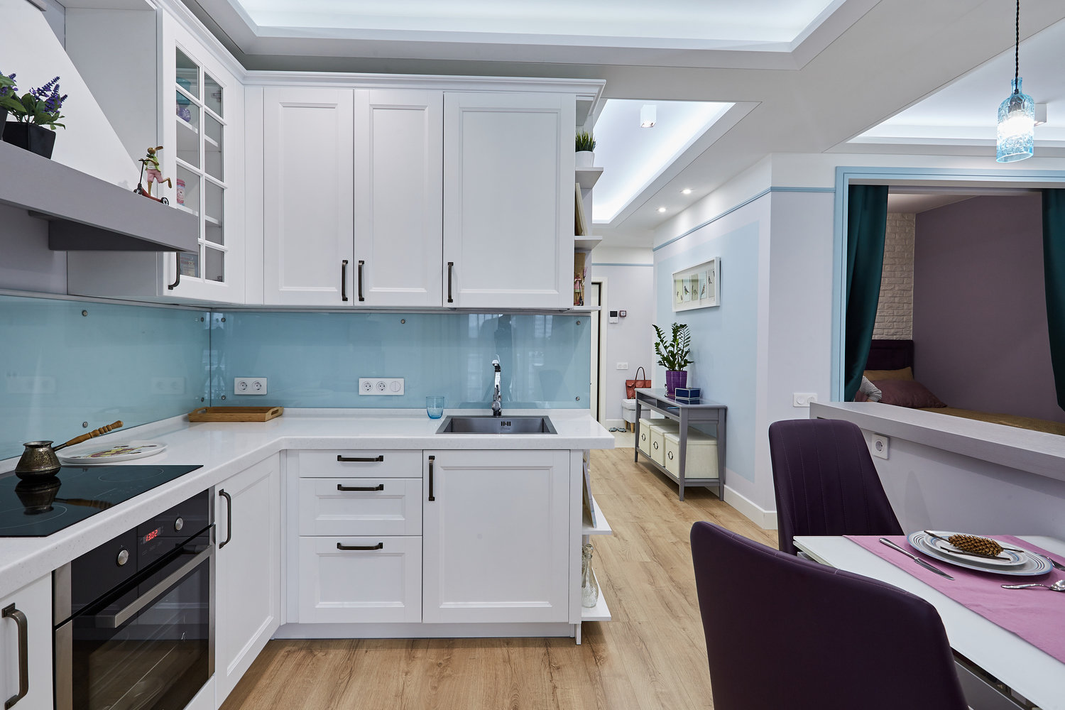 Фото из портфолио Легкая классика в скандинавской квартире – фотографии дизайна интерьеров на INMYROOM