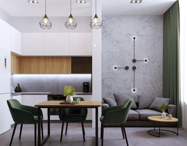 Фото из портфолио Дизайн-проект частной квартиры ЖК "Рассказово" 42,2 м² – фотографии дизайна интерьеров на INMYROOM