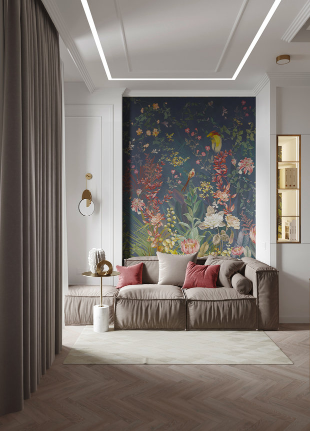 Фотография: Гостиная в стиле Современный, Квартира, Проект недели, Минск, 1 комната, до 40 метров, Ирина Горячко, Mood Interior – фото на INMYROOM