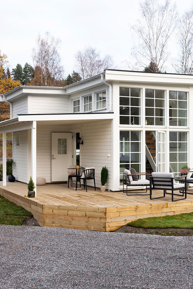 Фотография:  в стиле , Скандинавский, Дом, Швеция, Белый, Минимализм, Стокгольм, Серый, Дом и дача, до 40 метров – фото на INMYROOM