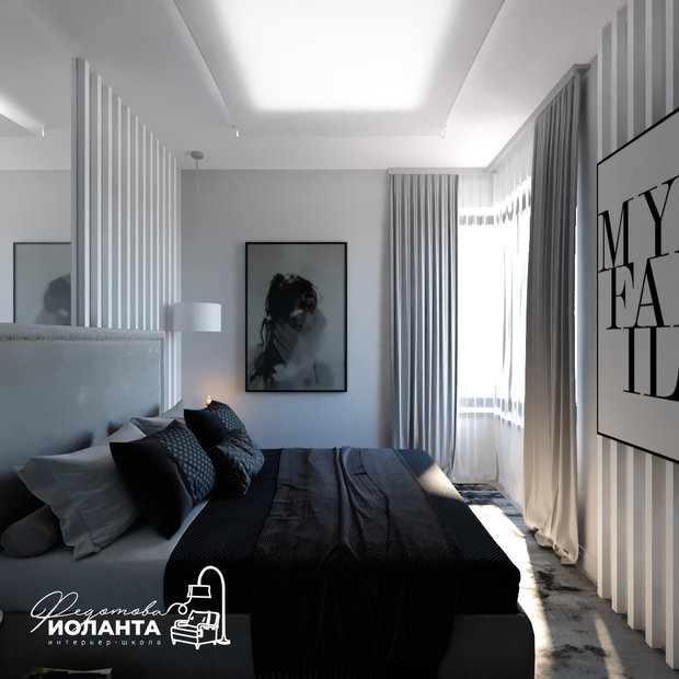 Фото из портфолио Спальня 2 – фотографии дизайна интерьеров на INMYROOM
